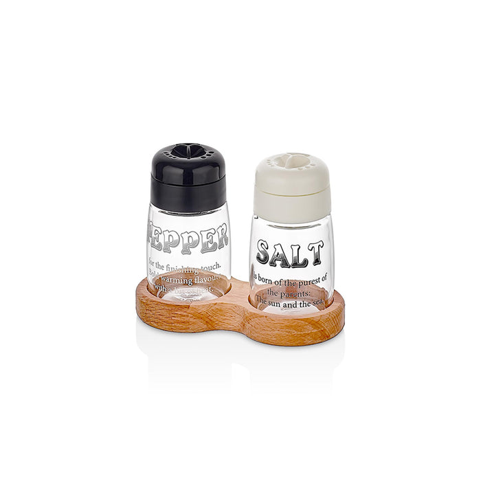 Selka Home Ahşap Standlı Tuzluk & Biberlik 100 ml - Selka Home | Şık tasarımlar akıllı çözümler