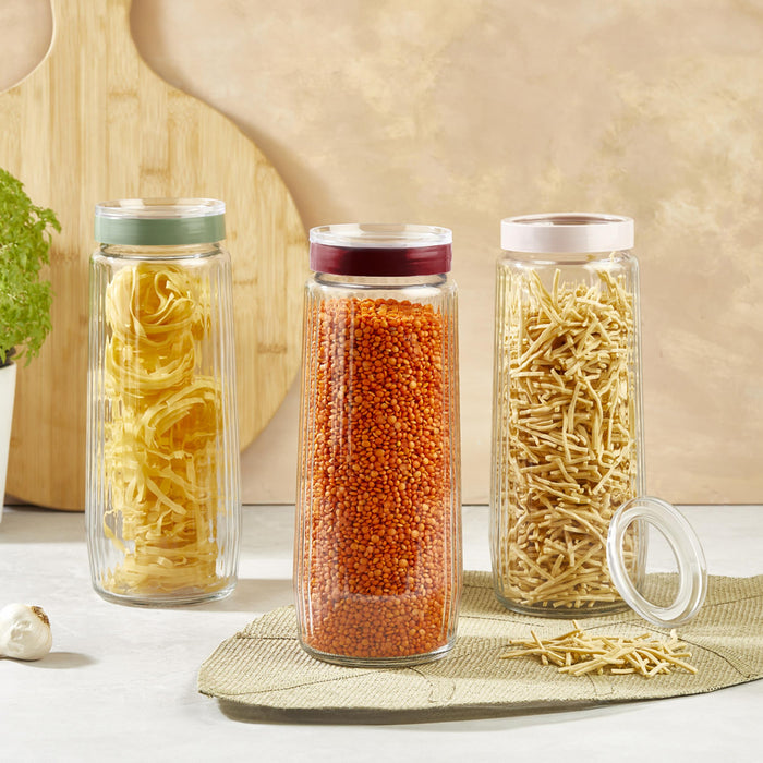 Selka Home - 1500 ML Rigel 3'lü Kavanoz - Selka Home | Şık tasarımlar akıllı çözümler