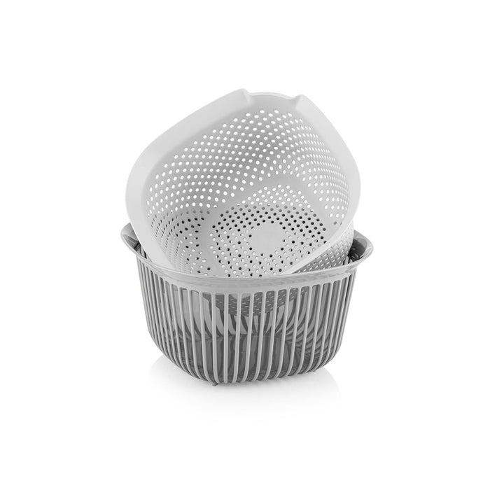 Selka Home 2 Parça Süzgeçli Kase 4000 ml - Selka Home | Şık tasarımlar akıllı çözümler