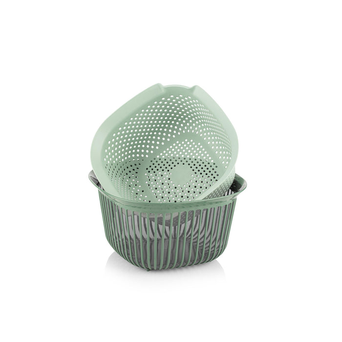 Selka Home 2 Parça Süzgeçli Kase 4000 ml - Selka Home | Şık tasarımlar akıllı çözümler
