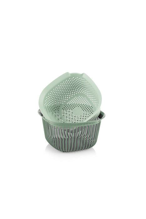 Selka Home 2 Parça Süzgeçli Kase 4000 ml - Selka Home | Şık tasarımlar akıllı çözümler