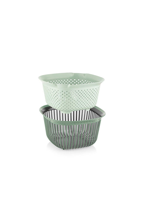 Selka Home 2 Parça Süzgeçli Kase 4000 ml - Selka Home | Şık tasarımlar akıllı çözümler