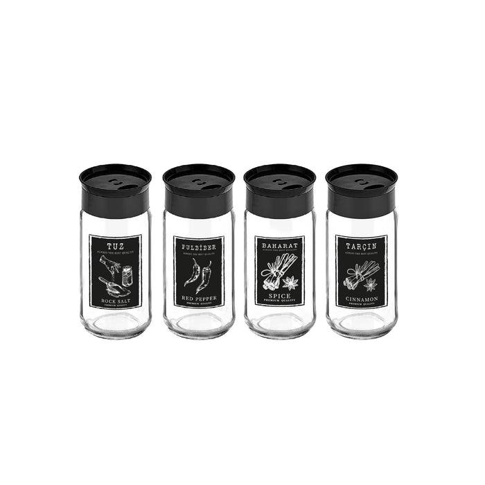 Selka Home - 240 ML Star 4'lü Baharatlık - Selka Home | Şık tasarımlar akıllı çözümler