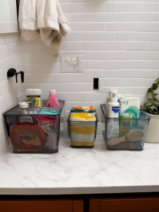 Selka Home 3 Adet (2,4,7 Lt.) Salve Buzdolabı-Banyo Organizer Düzenleyici