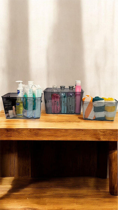 Selka Home 3 Adet (2,4,7 Lt.) Salve Buzdolabı-Banyo Organizer Düzenleyici