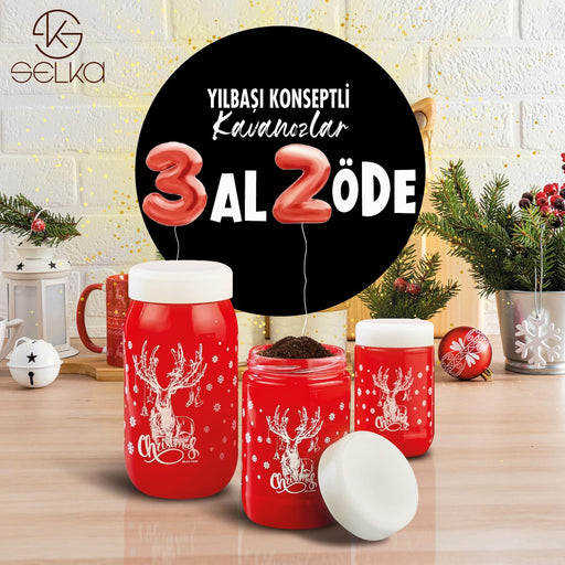 Selka Home - 3 Al 2 Öde Yıl Başı Özel Kavanozları - Selka Home | Şık tasarımlar akıllı çözümler