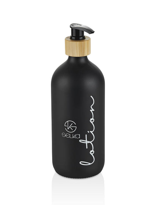 Selka Home 500 ML. Cam Sıvı Sabun ve Losyon Seti 2'li - Selka Home | Şık tasarımlar akıllı çözümler