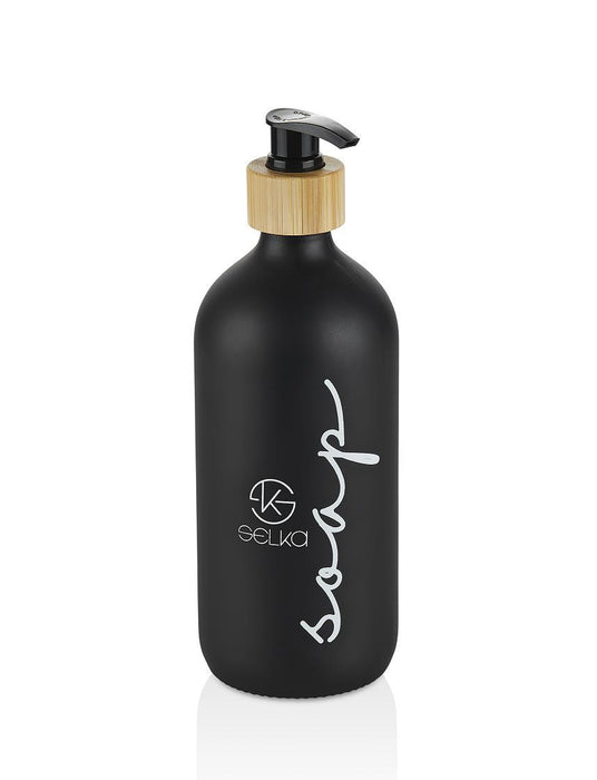 Selka Home 500 ML. Cam Sıvı Sabun ve Losyon Seti 2'li - Selka Home | Şık tasarımlar akıllı çözümler