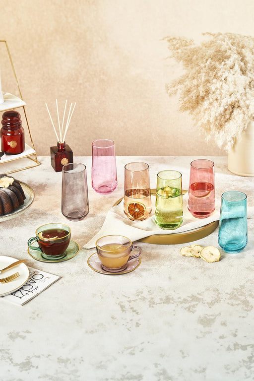 Selka Home Aura 6'lı Meşrubat Bardak Seti - Selka Home | Şık tasarımlar akıllı çözümler
