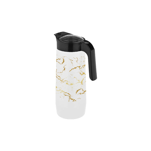 Selka Home Beyaz Mermer Desen Cam Sürahi 1500 ML - Selka Home | Şık tasarımlar akıllı çözümler