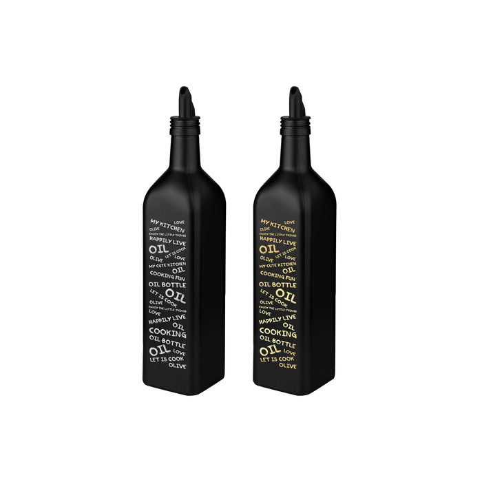 Selka Home - Marasca Baskılı Yazılı Yağdanlık 500 ML - Selka Home | Şık tasarımlar akıllı çözümler