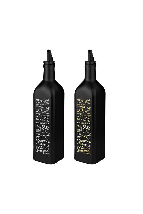 Selka Home - Marasca Baskılı Yazılı Yağdanlık 500 ML - Selka Home | Şık tasarımlar akıllı çözümler