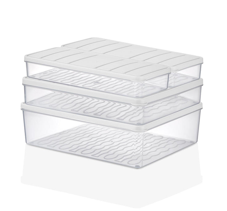 Selka Nora 4'lü Set ( 1 Adet 4 Lt. 1 Adet 2,25 Lt. 2 Adet 1 Lt. ) - Selka Home | Şık tasarımlar akıllı çözümler