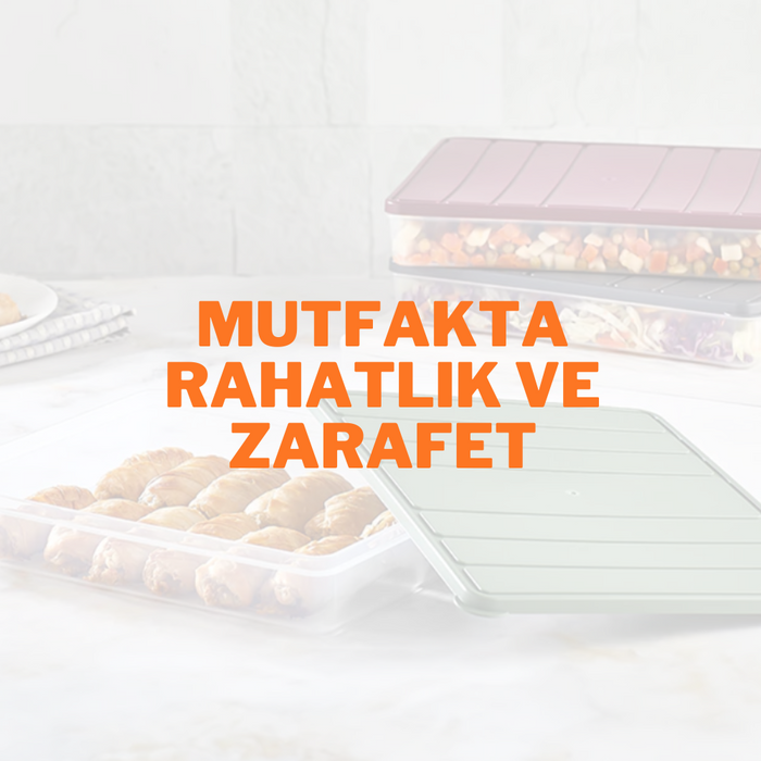 Mutfakta Rahatlık ve Zarafet: Selka Home'un Plastik Yemek Saklama Kapları