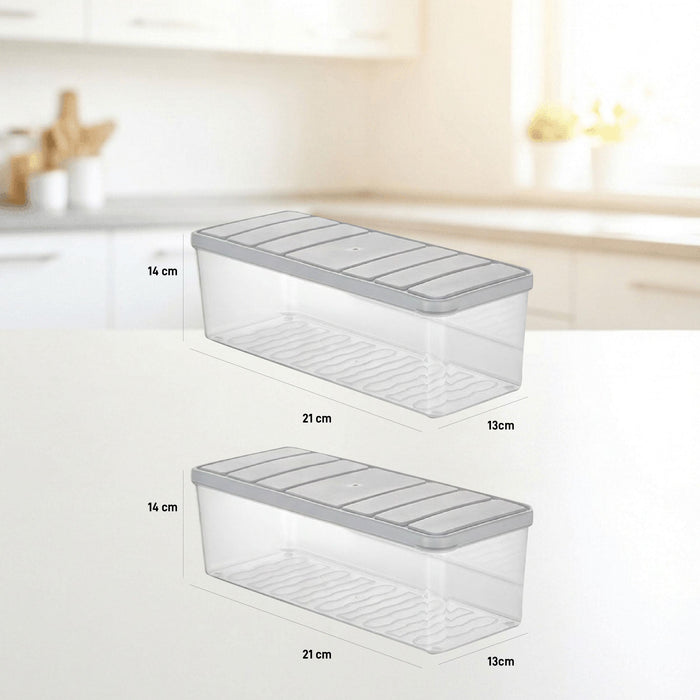 10 Adet 2 Lt. Nora Organizer Buzdolabı Buzluk Düzenleyici Saklama Kabı - Selka Home | Şık tasarımlar akıllı çözümler