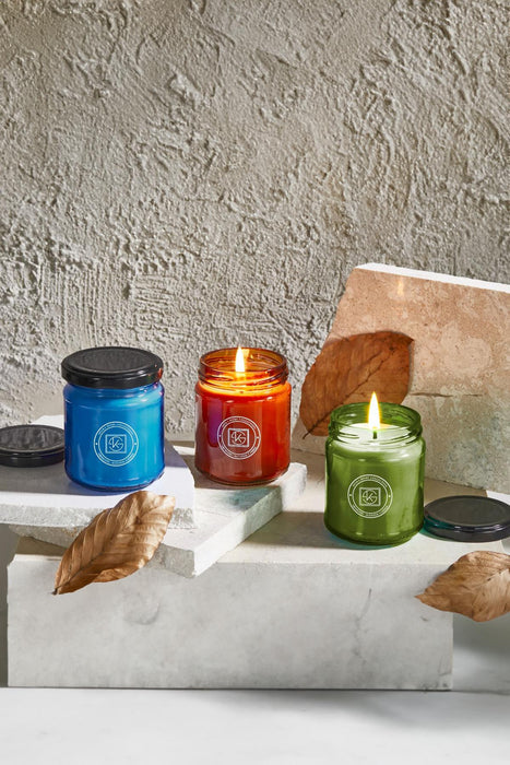 Selka Home - Rainbow 3'lü Renkli Cam Tasarım Kokulu Candle Mum - Selka Home | Şık tasarımlar akıllı çözümler