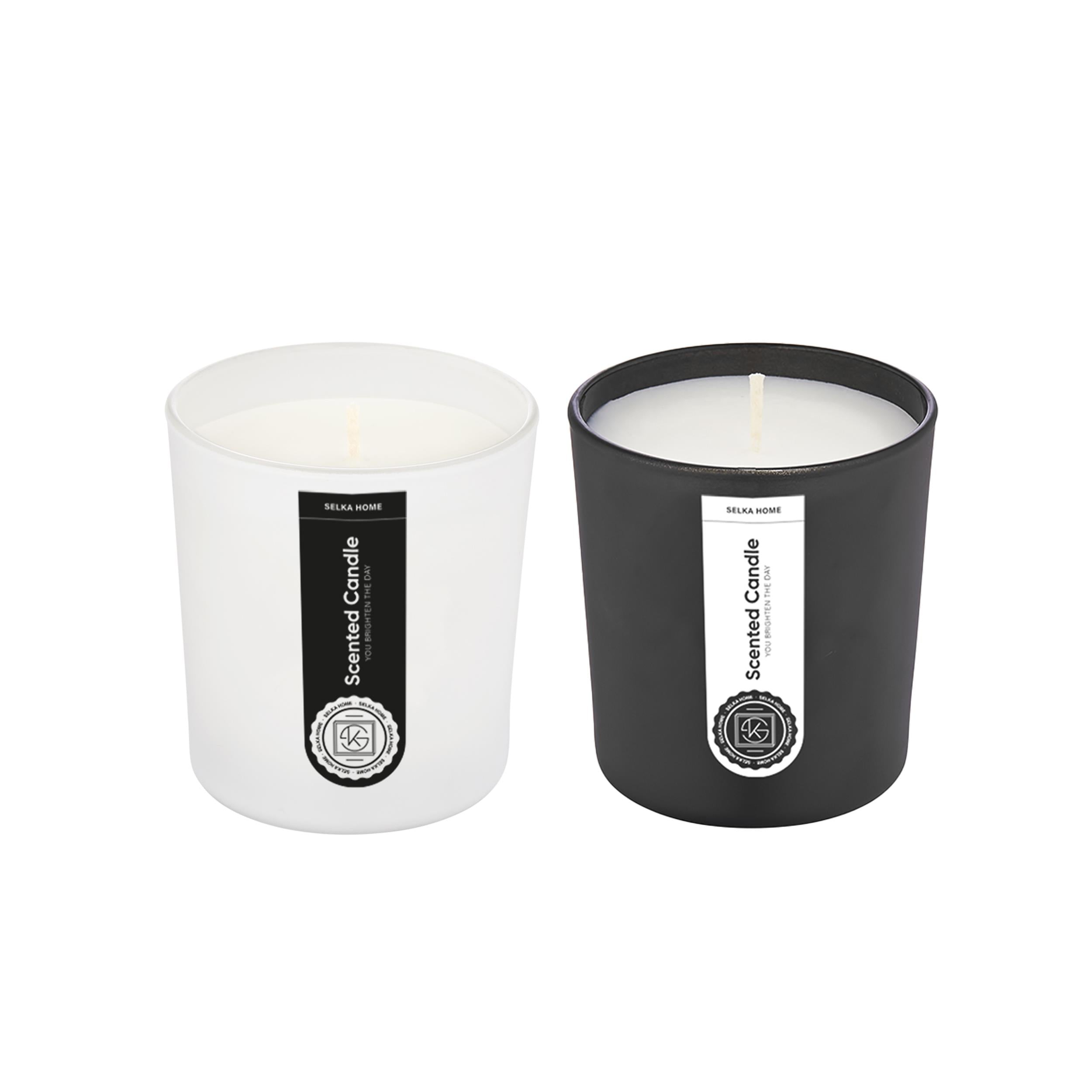 Selka Home - Bliss 2'li Cam Tasarım Kokulu Candle Mum