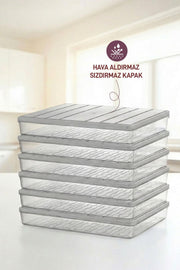 6 Adet 2,5 Lt. Nora Organizer Buzdolabı Buzluk Düzenleyici Saklama Kabı - Selka Home | Şık tasarımlar akıllı çözümler