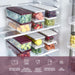 6 Adet 2 Lt. Nora Organizer Buzdolabı Buzluk Düzenleyici Saklama Kabı - Selka Home | Şık tasarımlar akıllı çözümler