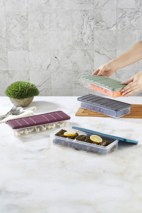 8 Adet 1 Lt. Nora Organizer Buzdolabı Buzluk Düzenleyici Saklama Kabı - Selka Home | Şık tasarımlar akıllı çözümler