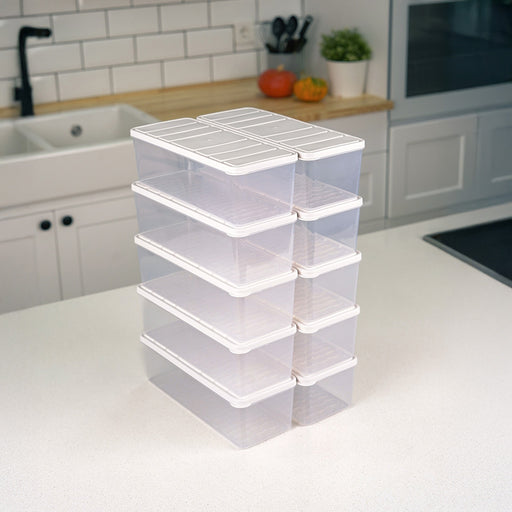 Selka Nora 10 Adet 2 Lt. Saklama Kabı - Selka Home | Şık tasarımlar akıllı çözümler