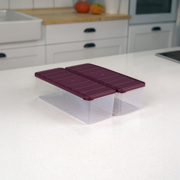 Selka Nora 2 Adet 2 Lt. Saklama Kabı