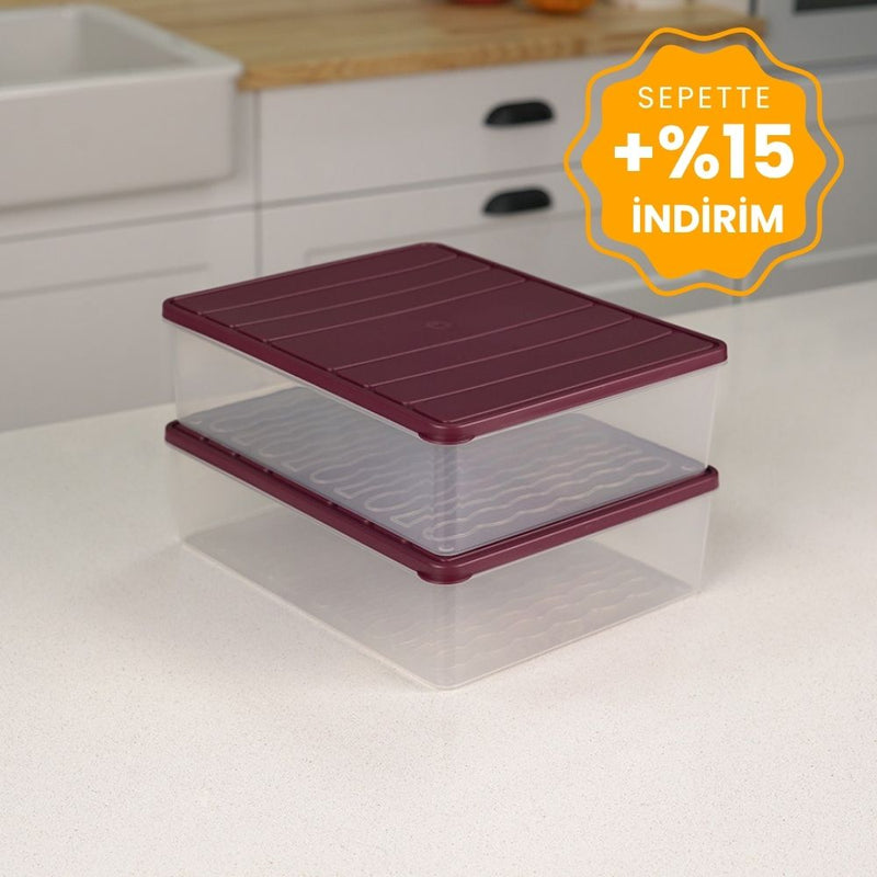 Selka Nora 2 Adet 4 Lt. Saklama Kabı - Selka Home | Şık tasarımlar akıllı çözümler