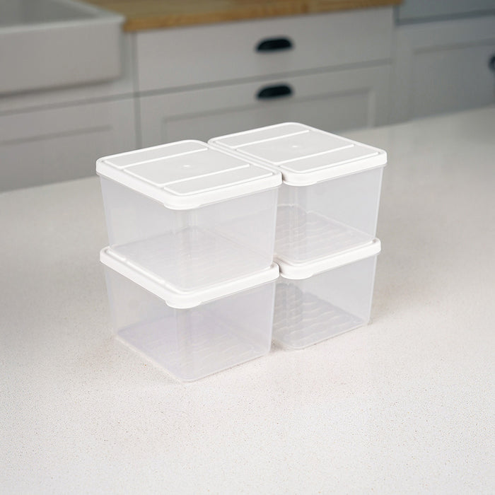 Selka Nora 4 Adet Derin 1 Lt. Saklama Kabı