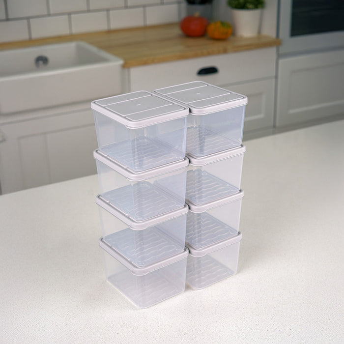 Selka Nora 8 Adet Derin 1 Lt. Saklama Kabı