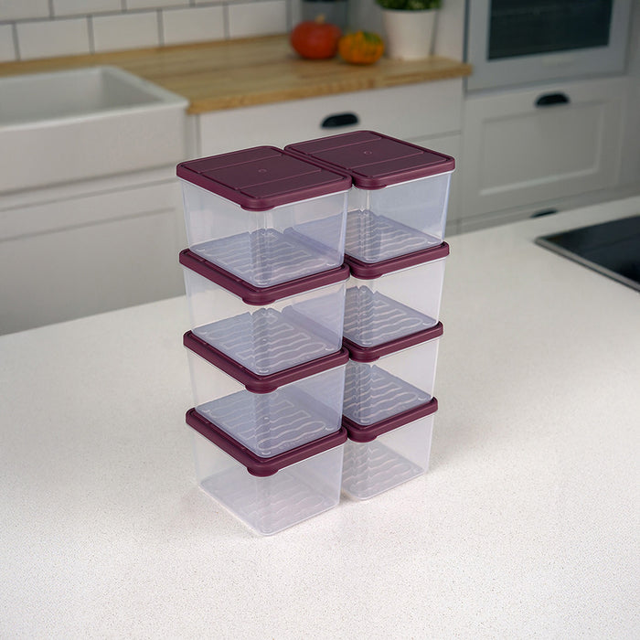 Selka Nora 8 Adet Derin 1 Lt. Saklama Kabı