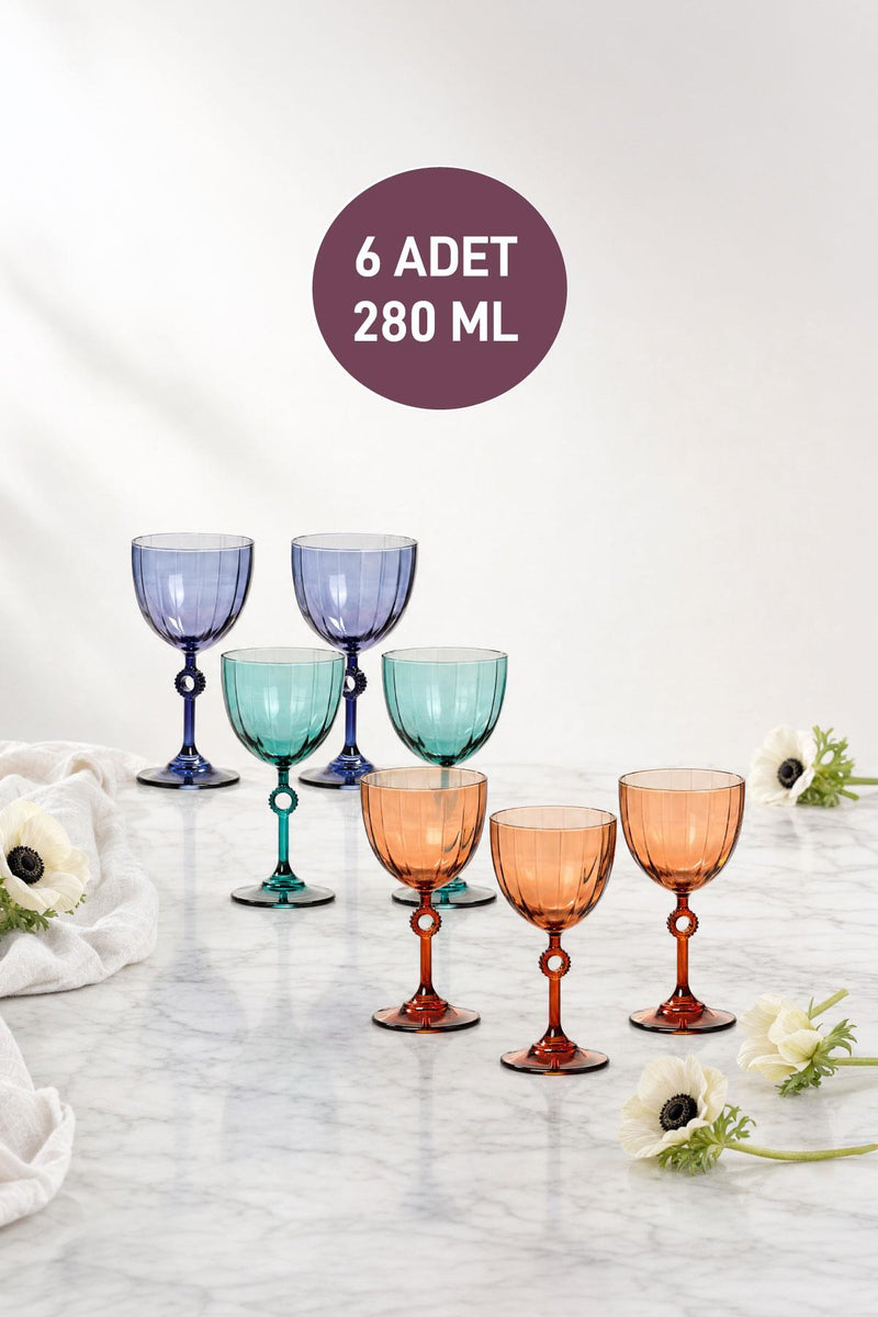 Andrew 6'lı Kadeh Seti 280 ML