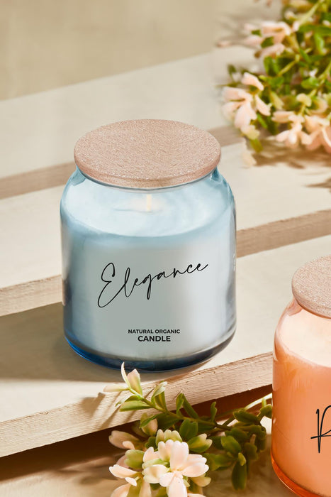 Selka Home - Dream Ahşap Kapaklı Cam Tasarım Kokulu Candle Mum - Selka Home | Şık tasarımlar akıllı çözümler