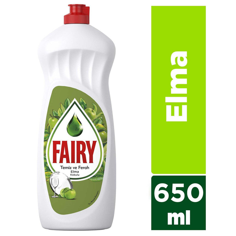 Fairy 650 ml Sıvı Deterjan Elma Kokulu
