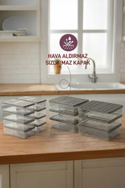 Nora Büyük Set ( 1 Adet 4 Lt. 1 Adet 2,25 2 Adet 1 Lt. 2 Adet 2 Lt. ) - Selka Home | Şık tasarımlar akıllı çözümler