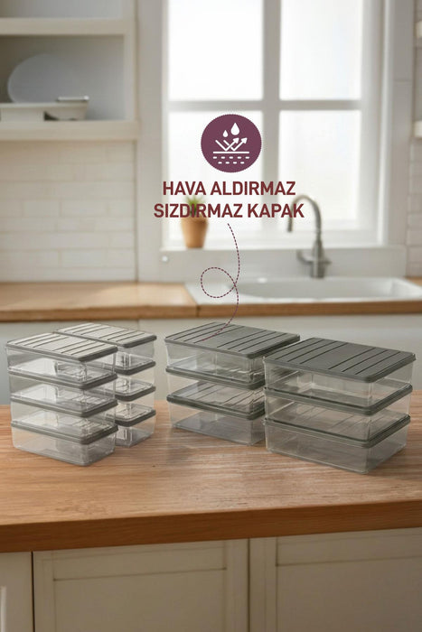 Nora Büyük Set ( 1 Adet 4 Lt. 1 Adet 2,25 2 Adet 1 Lt. 2 Adet 2 Lt. ) - Selka Home | Şık tasarımlar akıllı çözümler