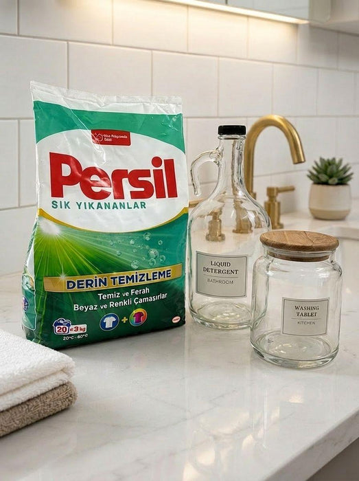 Persil Matik 3 Kg + Galon ve Kavanoz - Selka Home | Şık tasarımlar akıllı çözümler