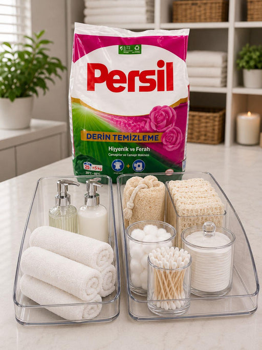 Persil Matik 5 Kg + 2'li Şeffaf Düzenleyici - Selka Home | Şık tasarımlar akıllı çözümler
