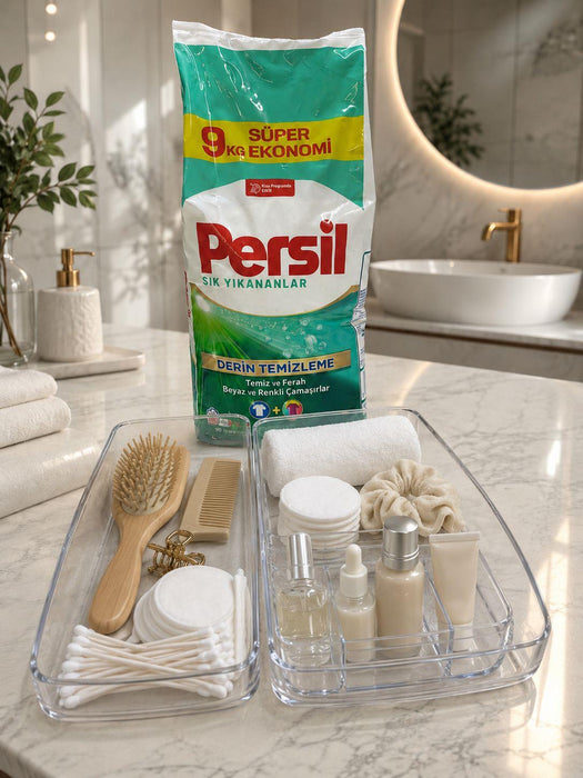 Persil Matik 9 Kg + 2'li Şeffaf Düzenleyici - Selka Home | Şık tasarımlar akıllı çözümler