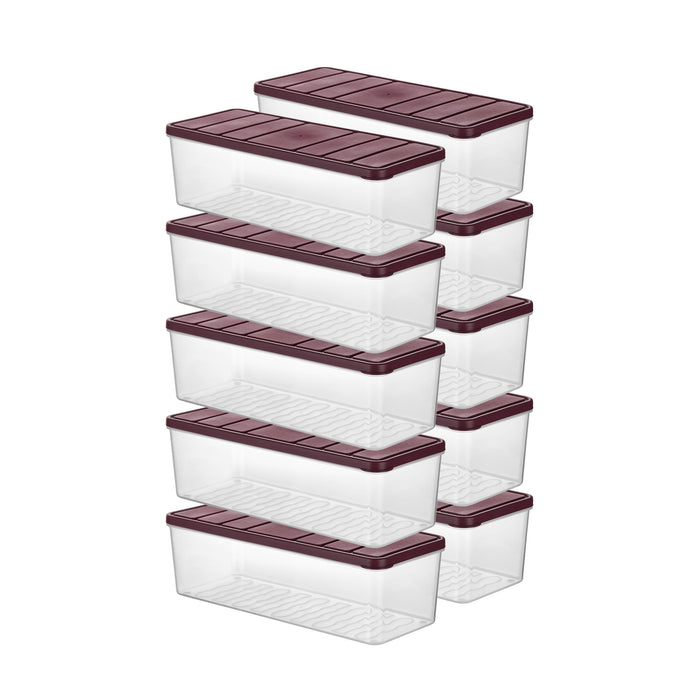 Selka Nora 10 Adet 2 Lt. Saklama Kabı - Selka Home | Şık tasarımlar akıllı çözümler