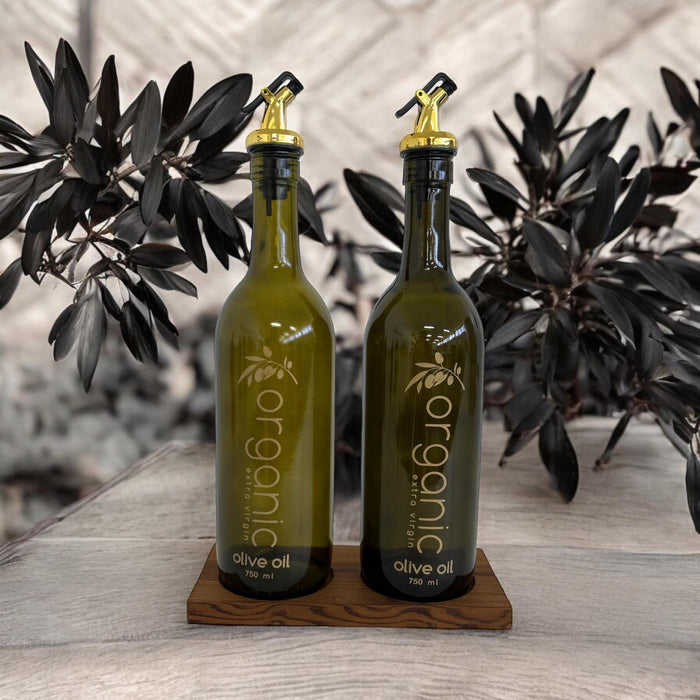 Selka Home 2'li Ahşap Stant  Organıc Oıl Yağlık 750 ml - Selka Home | Şık tasarımlar akıllı çözümler