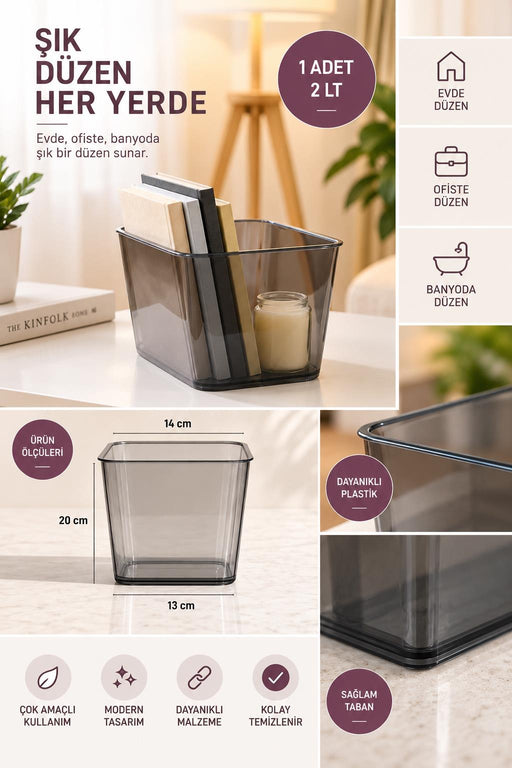 Selka Home 2 Lt. Salve Buzdolabı-Banyo Organizer Düzenleyici - Selka Home | Şık tasarımlar akıllı çözümler