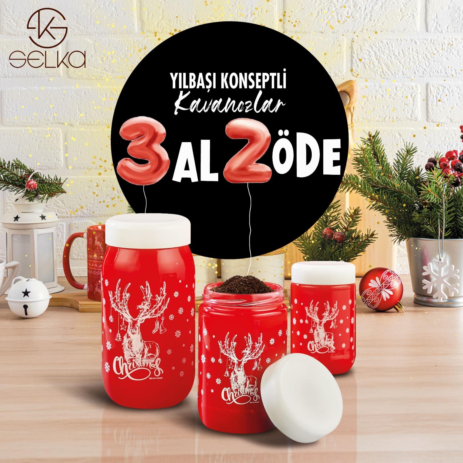 Selka Home - 3 Al 2 Öde Yıl Başı Özel Kavanozları