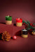 Selka Home 3'lü Christmas Simli Tasarım Cam Bardak Kokulu Candle Mum 110 gr - Selka Home | Şık tasarımlar akıllı çözümler