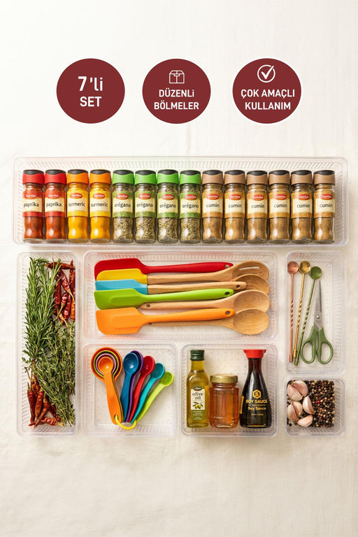 Selka Home 7 Parça Organizer Set - Selka Home | Şık tasarımlar akıllı çözümler