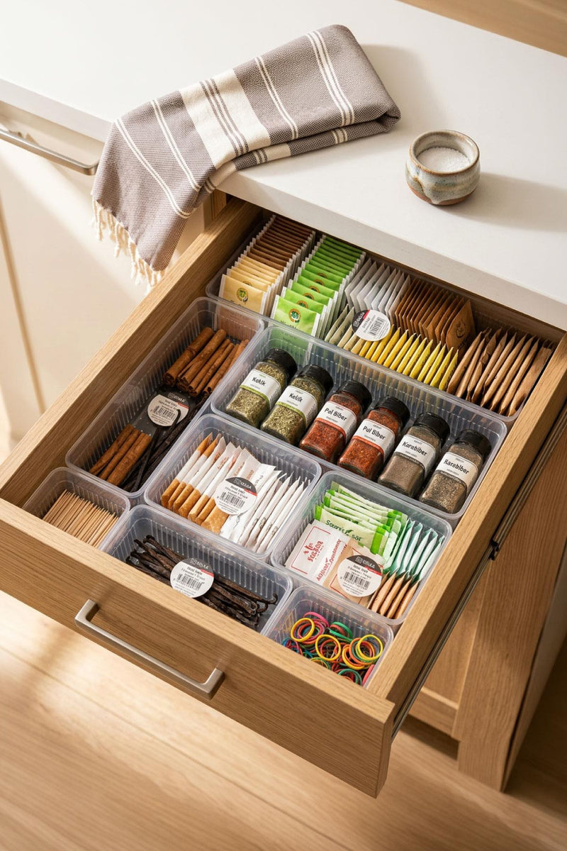 Selka Home 7 Parça Organizer Set - Selka Home | Şık tasarımlar akıllı çözümler