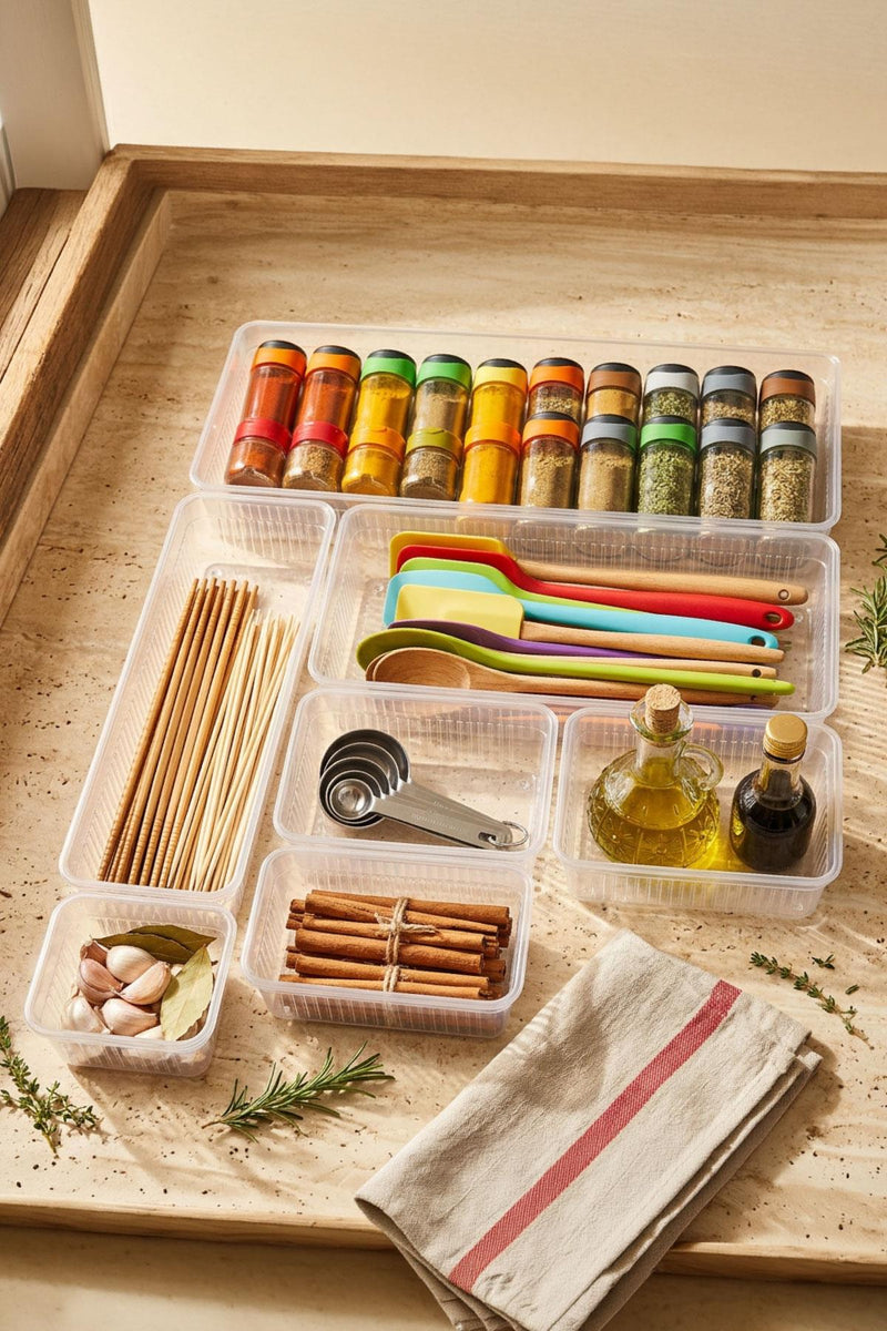 Selka Home 7 Parça Organizer Set - Selka Home | Şık tasarımlar akıllı çözümler
