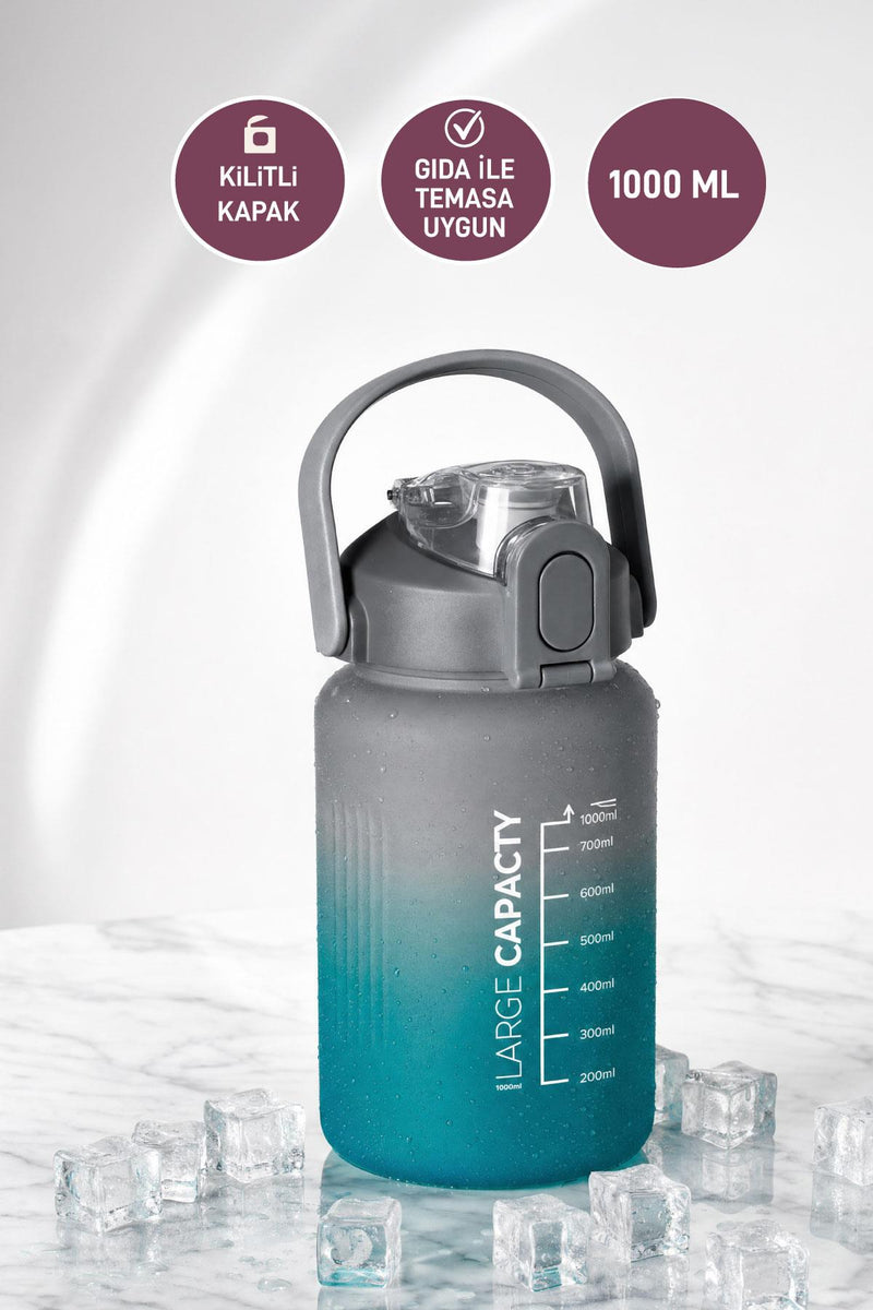 Selka Home - Briella 1000 ML Pipetli Motivasyon Matara
