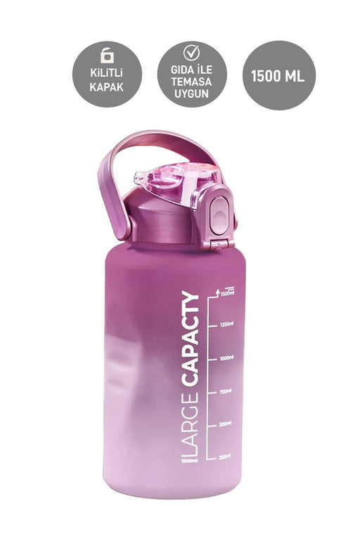 Selka Home - Briella 1500 ML Pipetli Motivasyon Matara - Selka Home | Şık tasarımlar akıllı çözümler