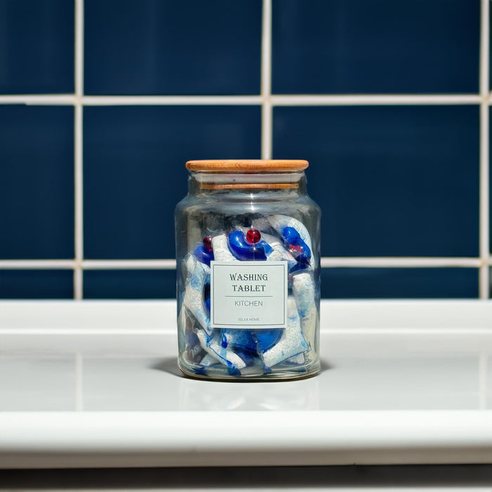 Selka Home Dishwashing Tablettburk och flytande diskmedel gallonflaska