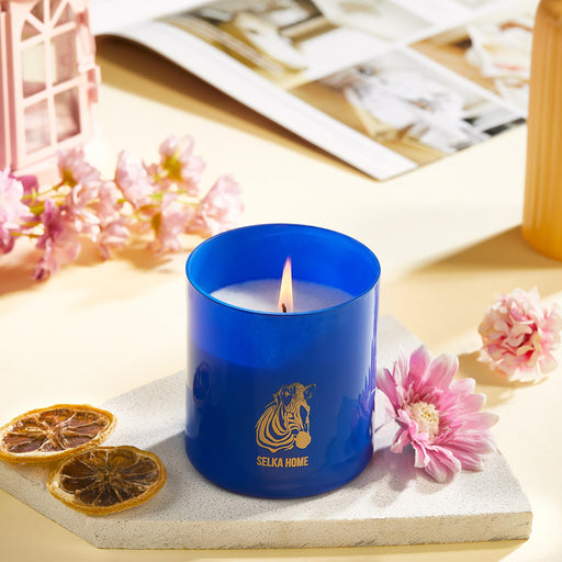 Selka Home Luxy Candle Cam Mum 480 gr - Selka Home | Şık tasarımlar akıllı çözümler